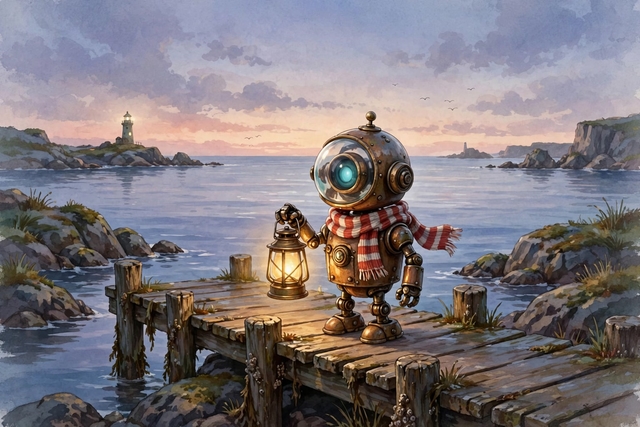 A robot, a lantern and a relay of models: Nanoodle's storyboard-relay for 8 cents of Nano
