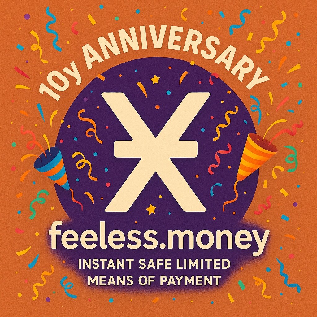 🥂🍾 10 Jahre Nano (XNO) – Happy Birthday zur feeless.money Revolution! 🍾🥂