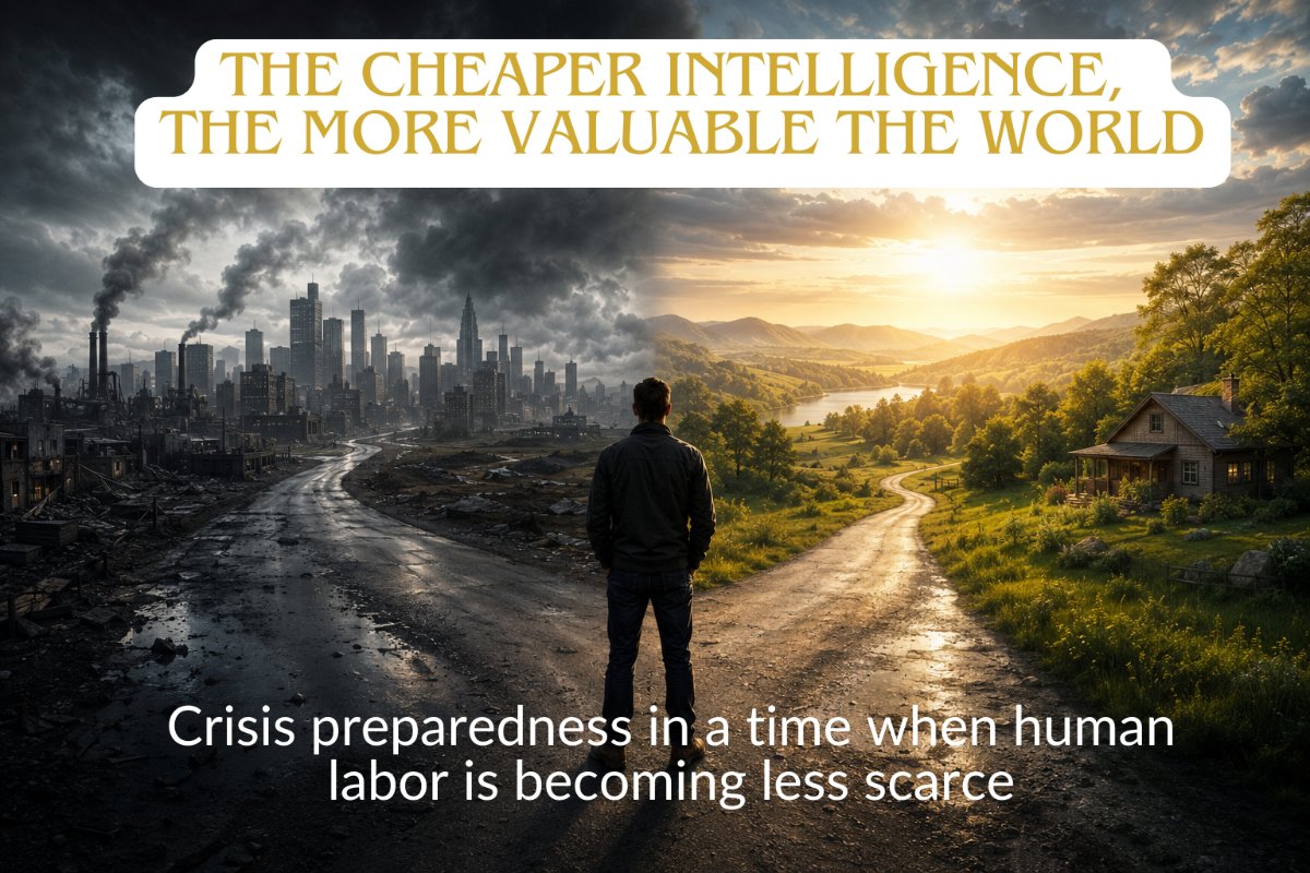 The Cheaper the Intelligence, the More Valuable the World