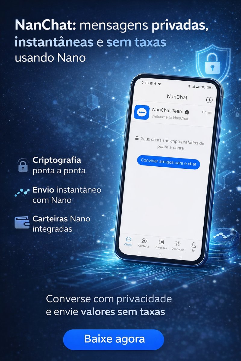 NanChat: mensagens privadas, instantâneas e sem taxas usando Nano