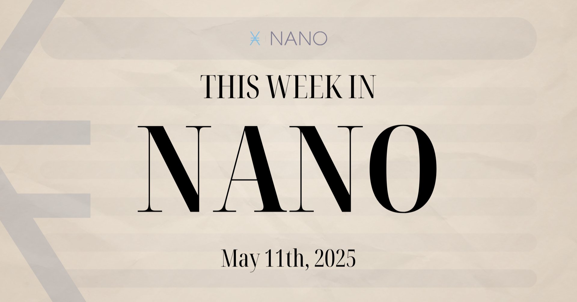 π This Week in NANO - 11/05/2025