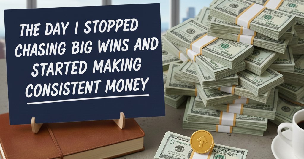The Day I Stopped Chasing Big Wins and Started Making Consistent Money