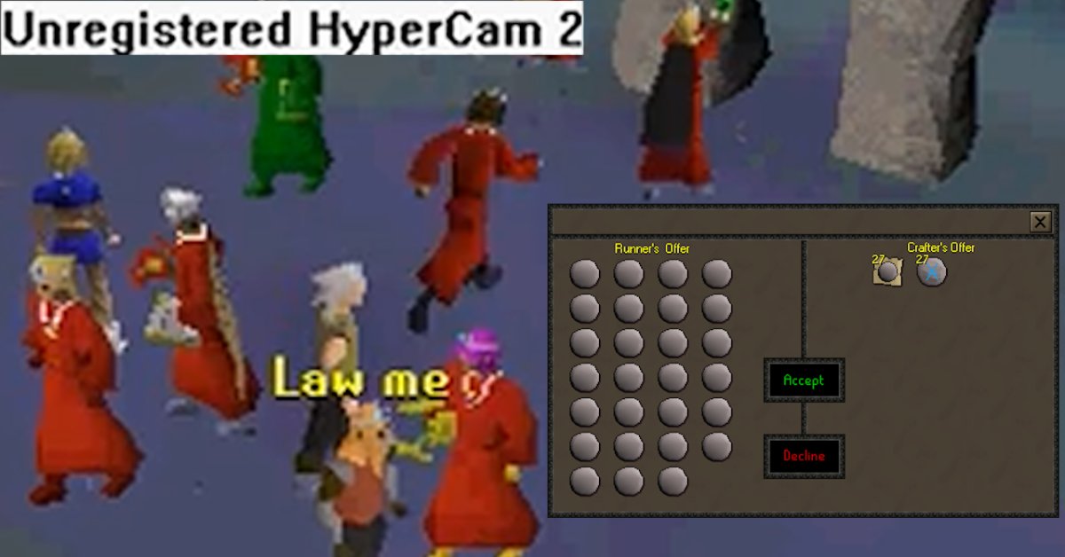 The economics of nanodrops, explained with Runescape